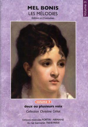MELODIES, volume 3 : deux et plusieurs voix